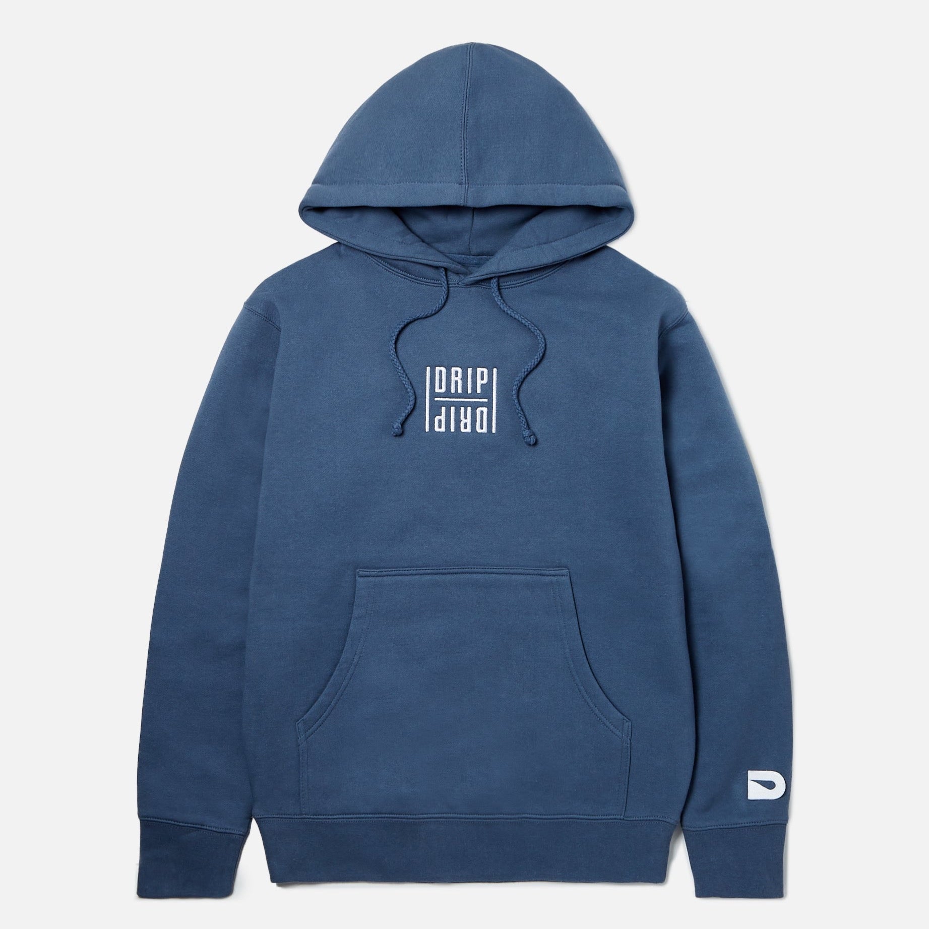ADULT Signature DRIP Hoodie- Chambray